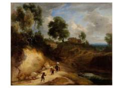 Work 325: Landscape with Peasants Walking along a Path