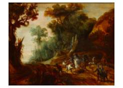 Work 499: Figures in a Forest Road