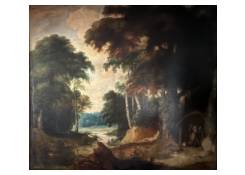 Wooded Landscape with Saint Anthony