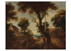 Work 362: Hamlet in a Wooded Landscape