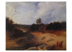 paintings CB:46 Landscape with Peasants in a Sandy Wood by a Pool 