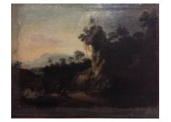 Work 462: Landscape with Artist Sketching