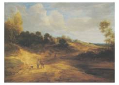 Work 5: Extensive Dune Landscape with Travellers