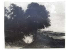 Wooded Landscape with Sunken Road and Castle in the Distance