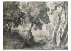 Work 534: Wooded Landscape with Sunken Road