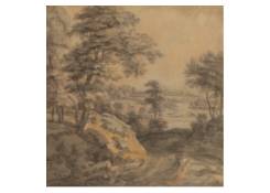 Work 597: Wooded Landscape with Road