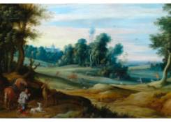 Landscape with Saint Hubert