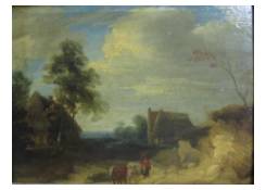 Landscape with Cattle and Hamlet