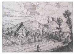 prints CB:725 A House surrended by Schrubs (II)