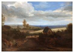 Work 784: Landscape with Cottage and Distant View
