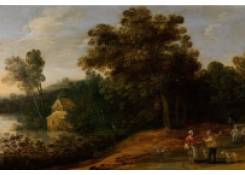 Landscape with Travelers