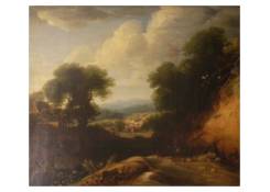 paintings CB:81 Landscape with Escarpment and High Tree