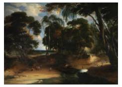 Wooded Landscape with Ford