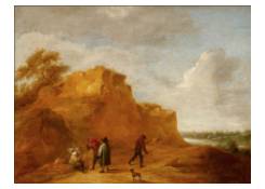 Sand Cliff and Figures