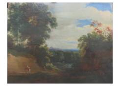 Landscape with a View on a Pond
